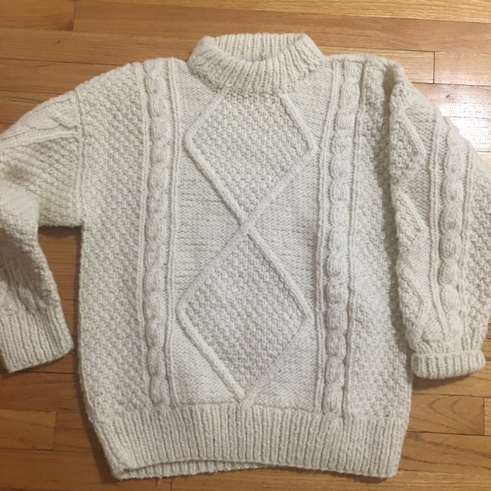 Cozy Cream Cable Knit Sweater
